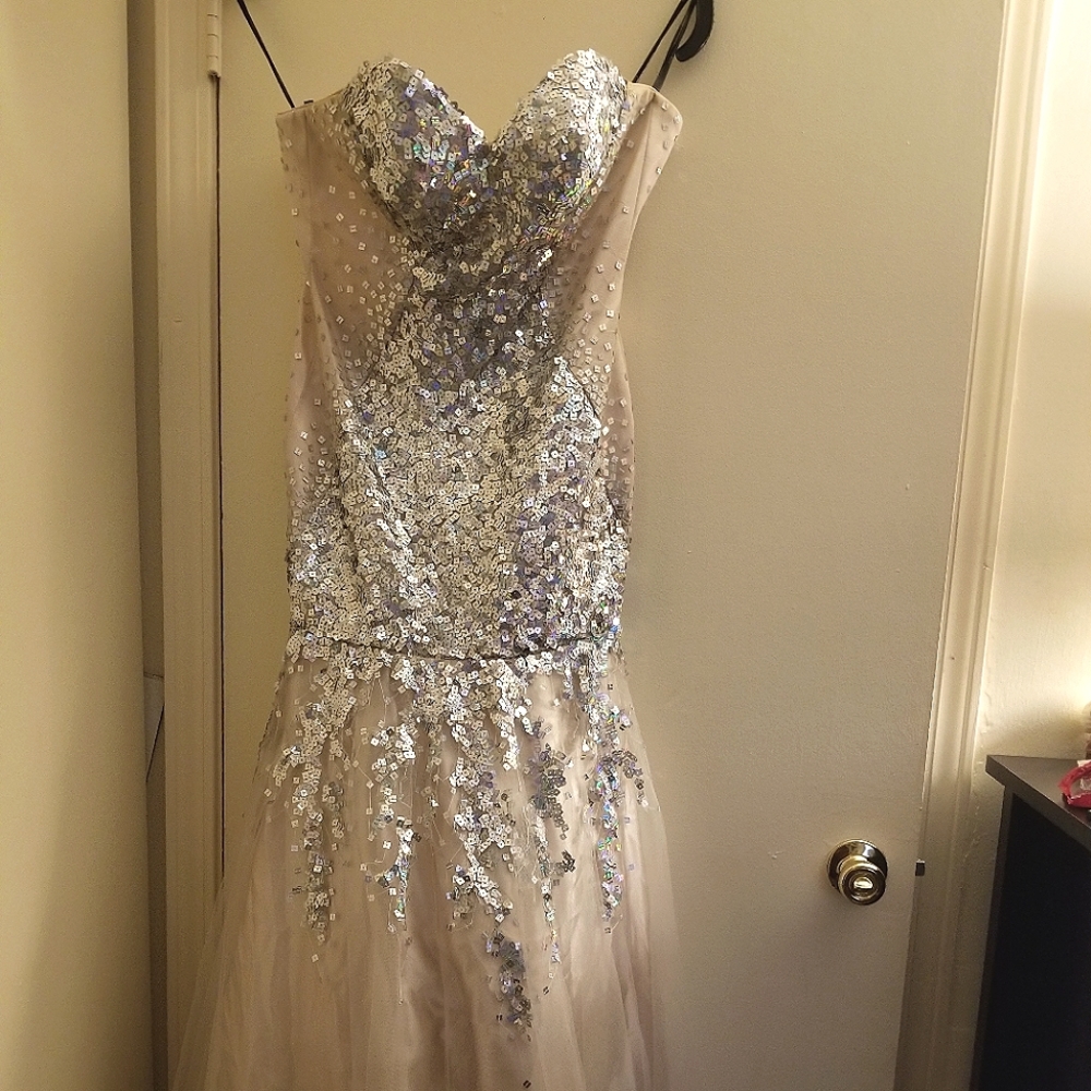 R.J. Crush Sequin Mermaid Corset Prom Formal Dress